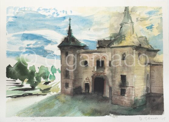 Virgen del puerto, 2025
Acuarela sobre papel
26x36 cm
92€