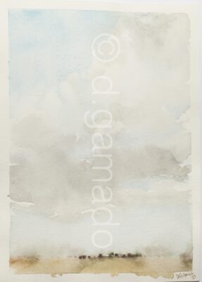 El polvo de sus pies, 2025
Acuarela sobre papel
26x36 cm
92€