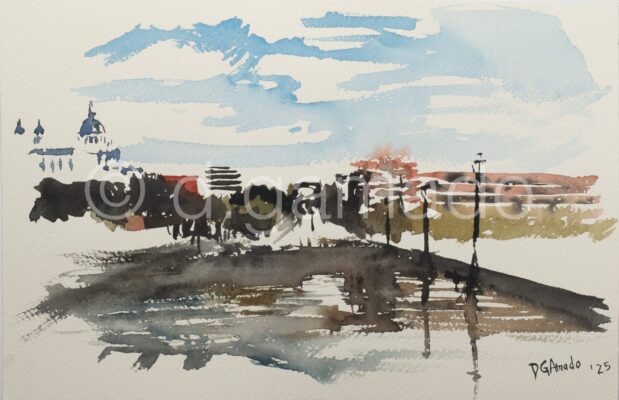 Puente de Segovia, 2025
Acuarela sobre papel
21,5x33 cm
70€