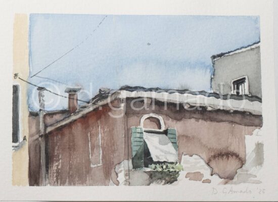 Toldo veneciano, 2025
Acuarela sobre papel
13x18cm
29€