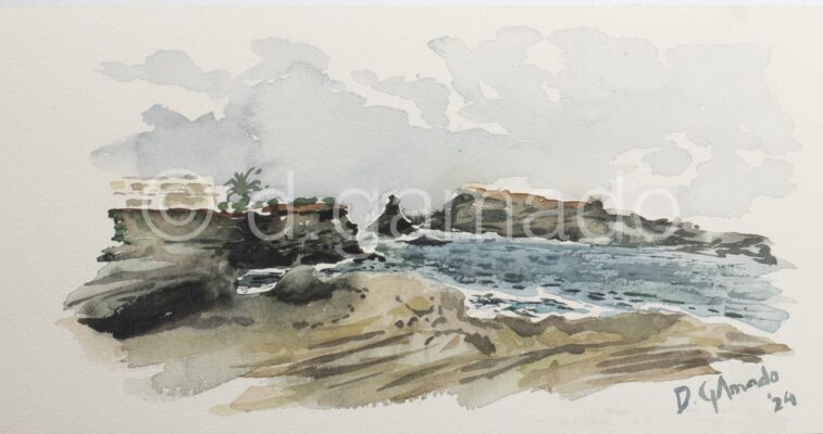 El sifón, 2024
Acuarela sobre papel
12x22,9 cm
27€