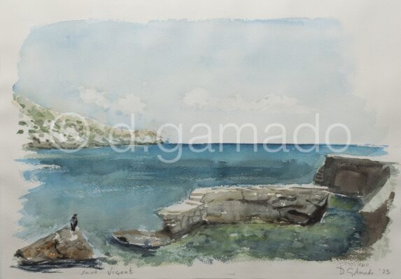 Cala de San Vicente, 2025
Acuarela sobre papel
29,7 x42 cm
<s>123</s>€ 86€