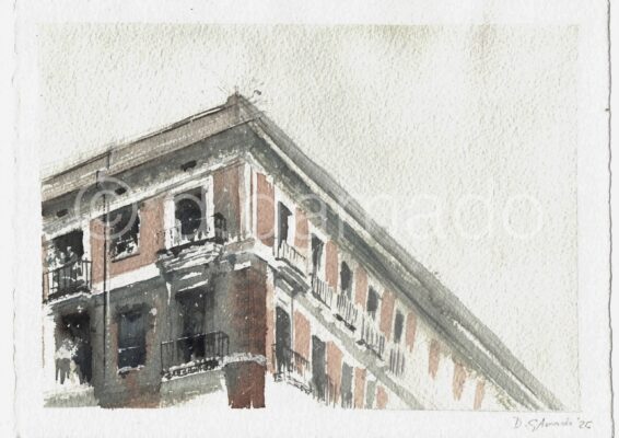 Filomena 1, 2026
Acuarela sobre papel 21x29,7 cm
61€